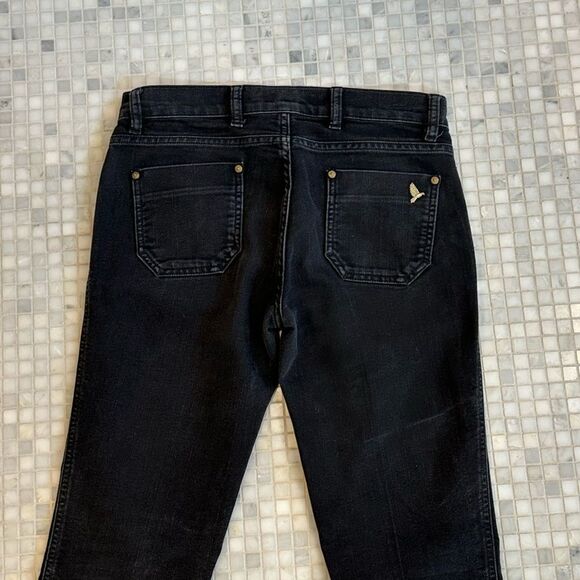 Mih Black Oslo Mid Rise Long Slim Skinny Jeans - Picture 6 of 12